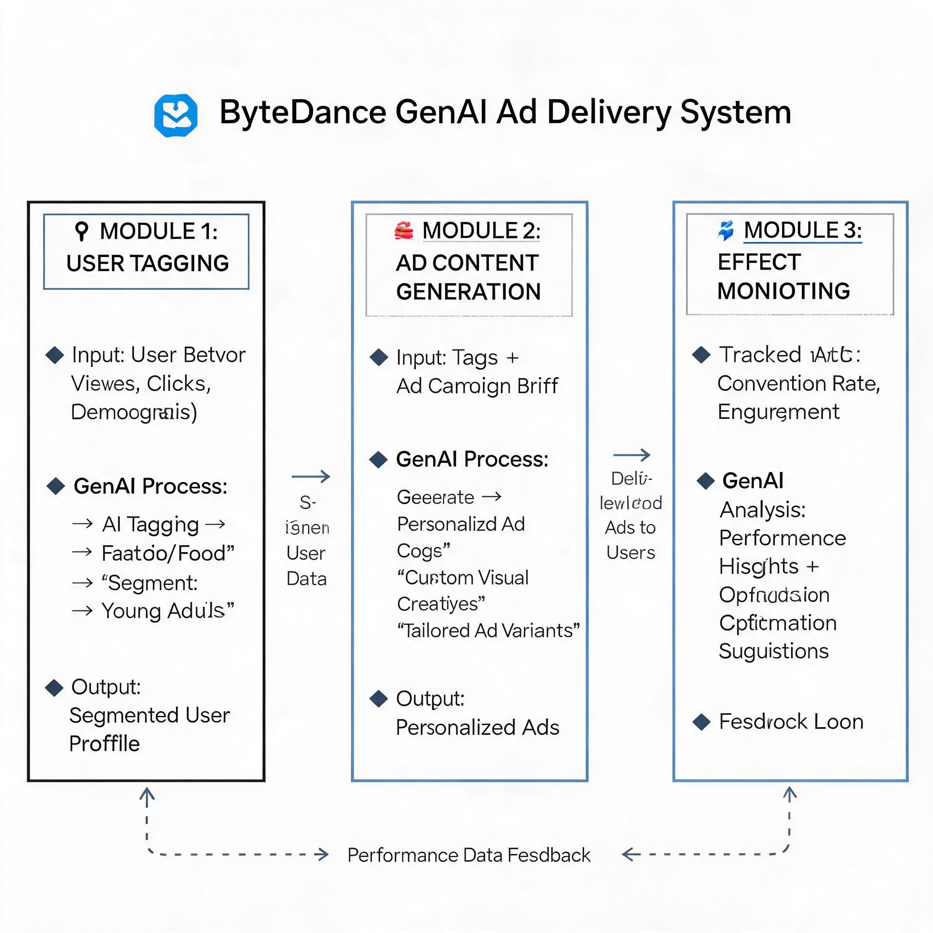 Operational workflow diagram of generative AI empo