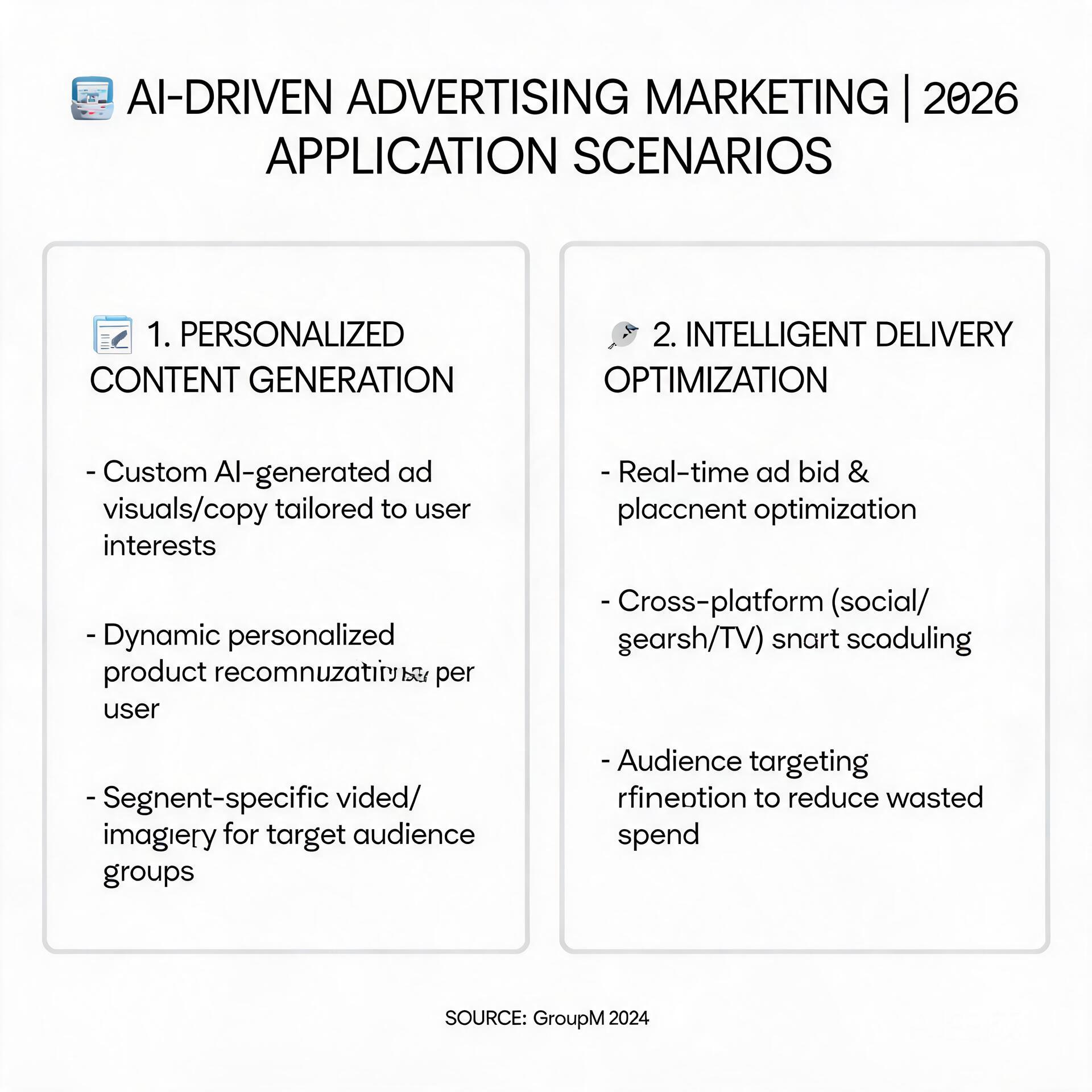 Infographic showing application scenarios of AI-dr