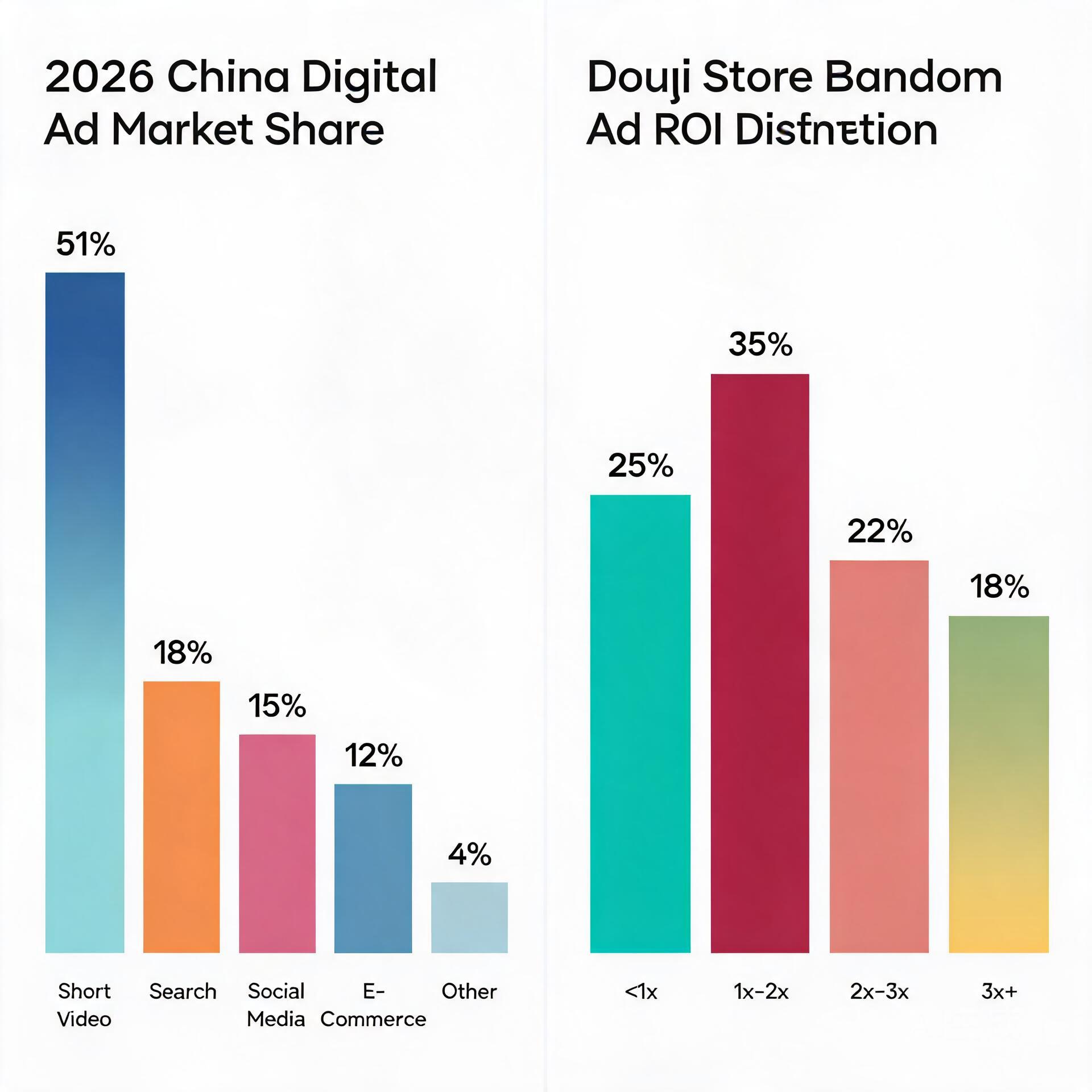 Bar chart comparing 2026 China digital ad market s