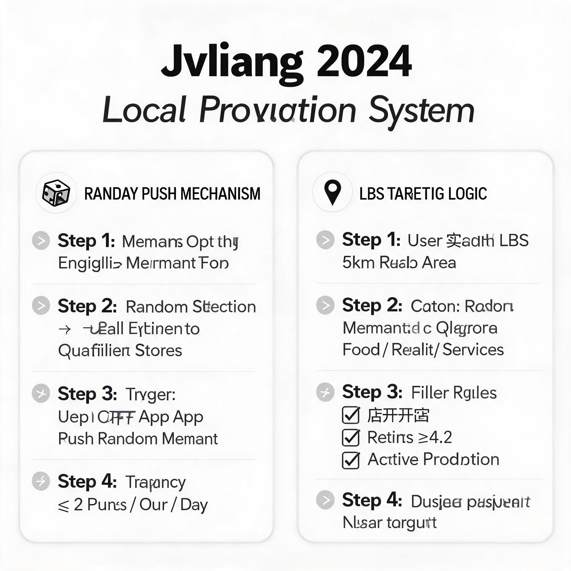 Infographic showing Jvliang Local Promotion random