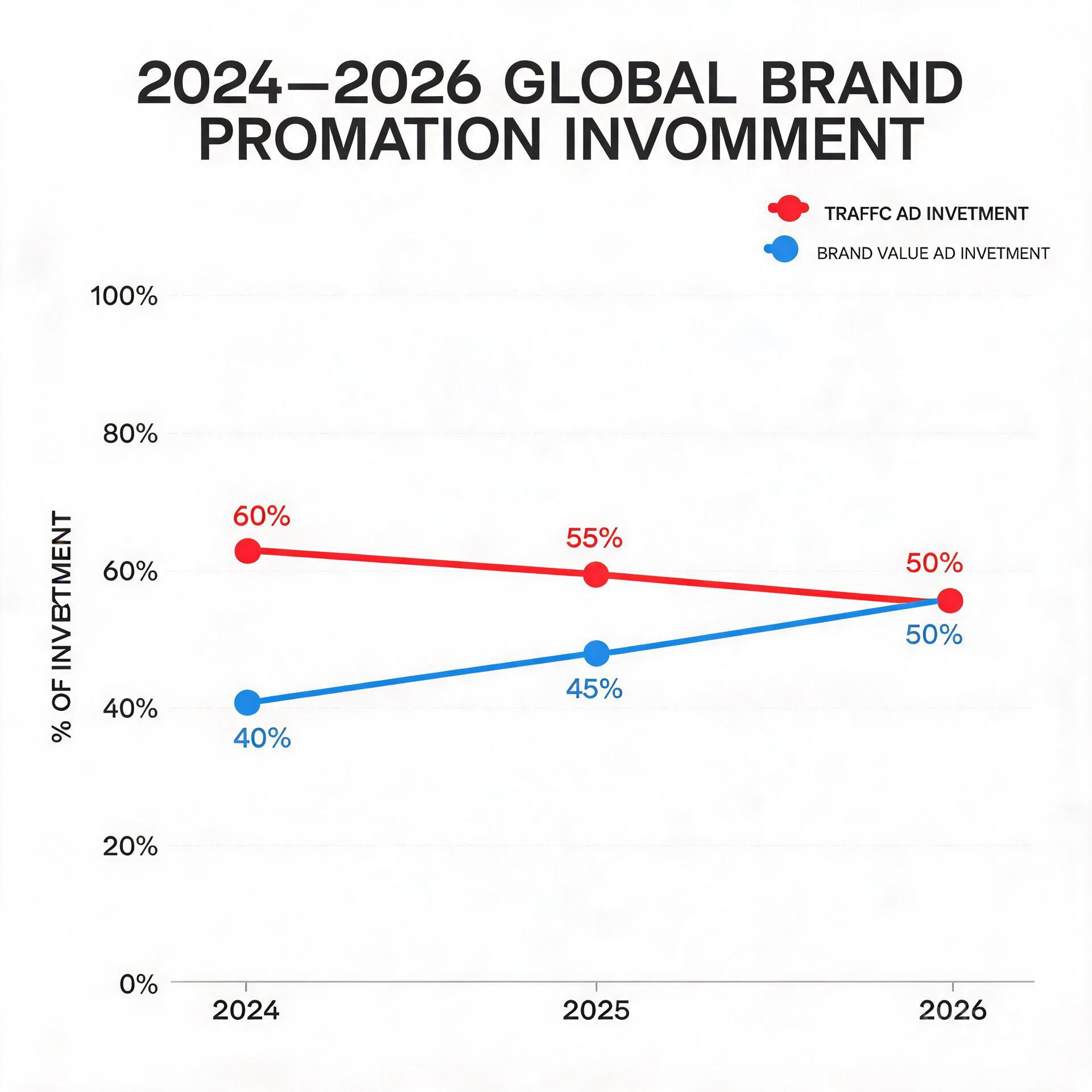 Infographic showing 2024-2026 global brand promoti