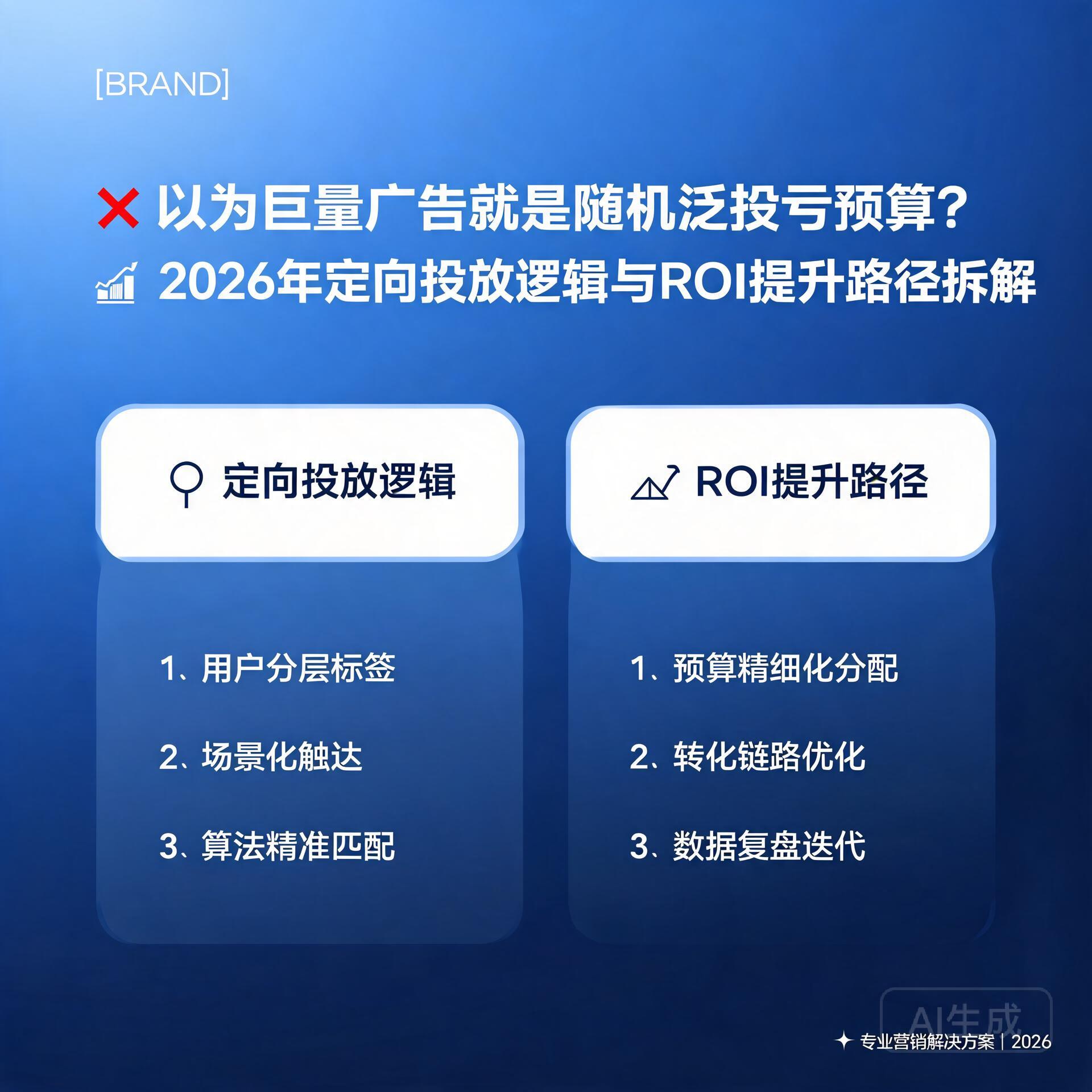 以为巨量广告就是随机泛投亏预算?2026年定向投放逻辑与ROI提升路径拆解