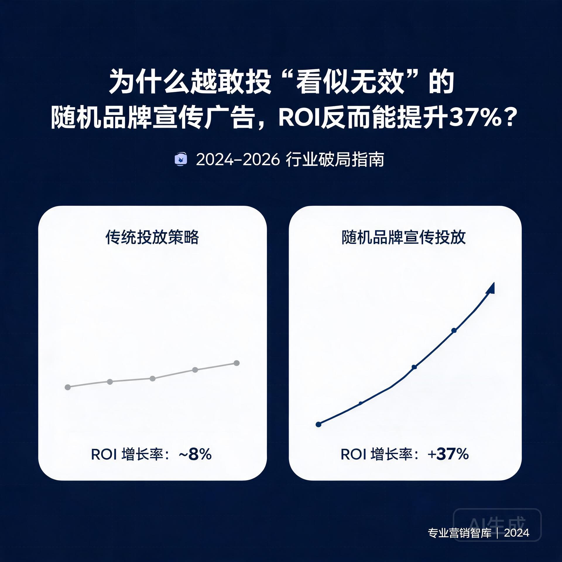 《为什么越敢投“看似无效”的随机品牌宣传广告，ROI反而能提升37%？2024-2026行业破局指南》